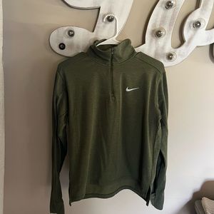 Green Nike Half-Zip